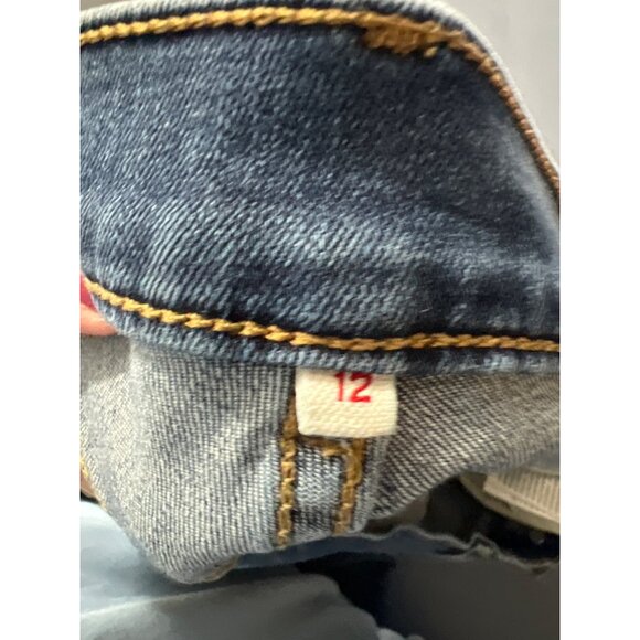 Levis Womens 512 Shaping Slim Fit Jeans Size 12 W 31 Medium Wash - Picture 11 of 12